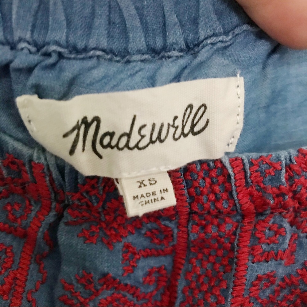 Madewell Indigo Mercado Dress Size XS - Picture 9 of 11